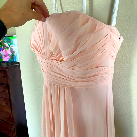 David’s Bridal, ballet pink bridesmaid dress. - Picture 4 of 5